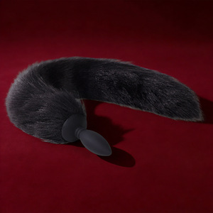 Queue de <span class=keywords><strong>renard</strong></span> détachable pour plug anal – Jouet de masturbation en silicone avec dilatateur anal, alternative pour hommes et femmes, produit pour adultes - Product Image 4