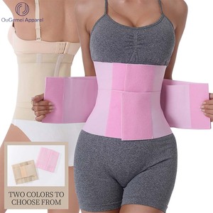 Plus Size Women's Pink <strong>Tummy</strong> <strong>Control</strong> Waist Trainer with Colombian Wrap Girdles Breathable Fajas Colombianas Abdomen <strong>Control</strong> - Product Image 3