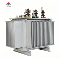 Transformateur immergé dans l'huile triphasé 10 kV 50 kVA à enroulement en cuivre S22, refroidissement ONAN, alimentation directe usine, pour réseau électrique