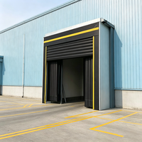 Joint d'étanchéité de porte gonflable pour entrepôt logistique, taille personnalisée, gonflage rapide, rétractable