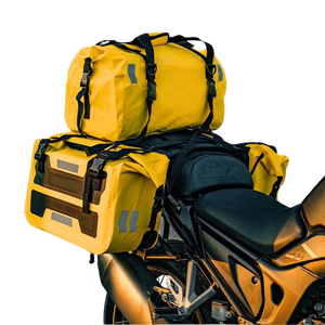 Sac de selle de moto tout-terrain grande capacité en PVC 500D imperméable, directement de l'usine - Ajustement universel, tailles personnalisables - Product Image 3