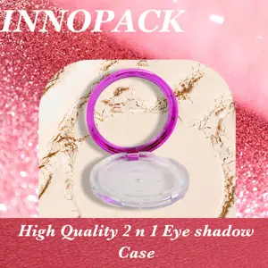 Custom Eyeshadow Case private label eyeshadow palette Empty Plastic Compact Powder Case