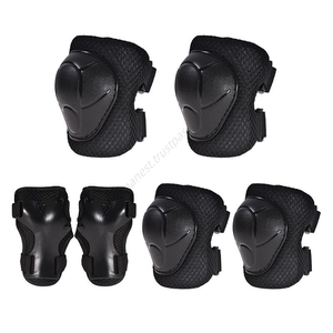Ensemble de protections genoux et coudes pour enfants/jeunes avec protège-poignets pour skateboard, roller, ski, rollerblade et cyclisme (vente en gros) - Product Image 5