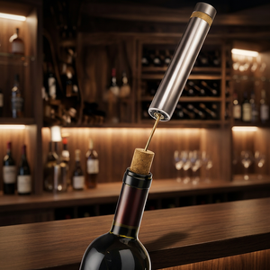 Fast Easy Air <b>Pump</b> <b>Wine</b> Opener 2.1cm x 14.0cm Removes Corks Effortlessly Includes Premium Gift Box - Product Image 3