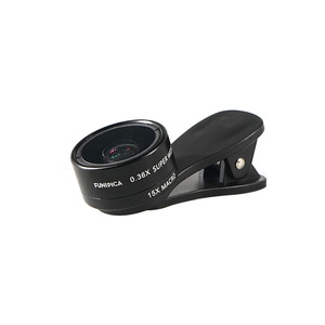 Bán Buôn Nhiếp Ảnh Phụ Kiện HD 0.36x Zoom + 15x Macro Ống Kính Cho Điện Thoại Di Động Điện Thoại Clip Máy Ảnh Ống Kính Cho Iphone - Product Image 1