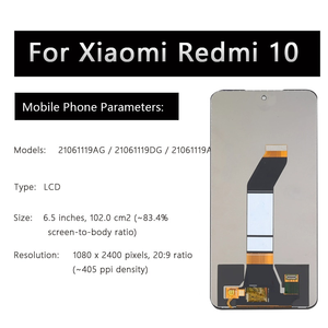 Per <span class=keywords><strong>Xiaomi</strong></span> Redmi <span class=keywords><strong>10</strong></span> 21121119SC schermo LCD con Display a cornice Touch Screen - Product Image 4