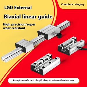 Thép Tuyến Tính Hướng Dẫn Bên Ngoài Biaxial Lgd6/8/12/16 Khóa Thanh Trượt Mang Cho Nhiếp Ảnh Chế Biến Gỗ Thk CNC Tuyến Tính Đường Sắt Hướng Dẫn - Product Image 4