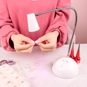 Đèn làm móng UV <span class=keywords><strong>LED</strong></span> cầm tay không dây, sạc lại được, thương hiệu hàng đầu Mỹ, đèn bàn để bàn mềm mại, linh hoạt, chiếu sáng nhanh, cảm ứng - Product Image 6