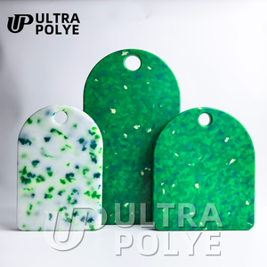 Thân thiện với môi trường tái chế HDPE Vật liệu cấp thực phẩm chuẩn bị bữa ăn nhựa màu xanh lá cây thớt cho cắt - Product Image 5