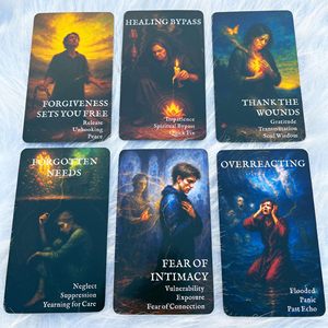 Tarjetas <span class=keywords><strong>de</strong></span> Oráculo con Diseño Personalizado al por Mayor, 54 <span class=keywords><strong>Cartas</strong></span> <span class=keywords><strong>de</strong></span> Tarot Curativas, Impresión a Todo Color, Caja <span class=keywords><strong>de</strong></span> Regalo, Crecimiento Interior, Emocional - Product Image 3