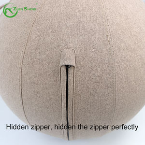 Funda de Pelota de Yoga de Imitación de Cachemira Suave y Agradable para la Piel de Zhensheng, Puede Aislar la Piel de la Pelota de Yoga de Plástico - Product Image 6