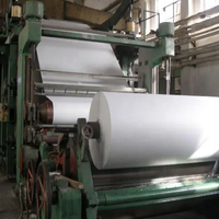 Mesin Pembuat Sedotan Kertas Stainless Steel 3600 mm Mesin Pembuat Kertas Budaya Tulis A4