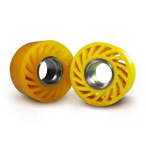 ล้อกันกระแทกทนทานสำหรับเครื่องจักรผลิตกระดาษลูกฟูก วัสดุโพลียูรีเทนป้องกันความเสียหายของลอนกระดาษลูกฟูก - Product Image 2