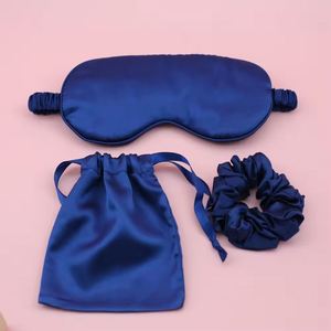 Luxury Shading <b>Light</b> Customized Satin Fabric <b>Sleep</b> Eye Mask Sets With Custom Logo - Product Image 1