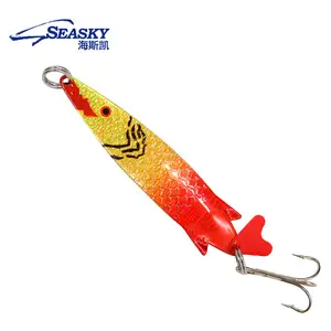 SEASKY wholesale fishing 20g lure colorful saltwater water peche carpe toby lure blinker metal bait spoon