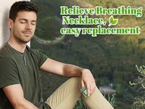 Kalung minyak esensial Aroma buah alami pribadi Anti kecemasan, penyebar Aroma kayu berhenti merokok, Kalung pernapasan Inhaler hidung - Product Image 5