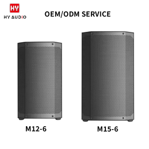 HY AUDIO Boîtier de haut-parleur en plastique vide, fourni par l'usine, 8, <span class=keywords><strong>10</strong></span>, 12, 15 pouces, enceintes vides personnalisées à vendre, couleur noire - Product Image 3