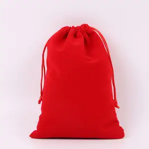 Luxury Super Soft Pink Velvet Pouch For Jewelry Customized Drawstring Velvet Dust Gift Cosmetic Packaging Bag