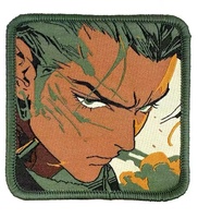 Écusson tissé personnalisé avec logo de marque, nouveau design, personnage d'anime 2D, avatar de dessin animé japonais, à thermocoller pour camion et casquette