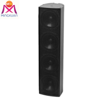 Sistema de audio Columna de sonido Altavoz de rango completo Subwoofer activo profesional de 15 pulgadas