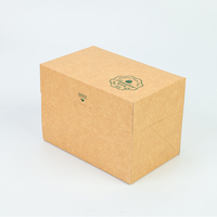Emballage alimentaire pour gâteaux et desserts, boîte à gâteau en papier kraft avec pack de glace, emballage personnalisé pour pâtisserie à emporter