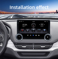 Autoradio universel BQCC 10,1 pouces IPS 2.5D avec Mirrorlink, Quad Octa Core, Android 15, Carplay, WIFI, GPS, Navigation, BT, Radio FM