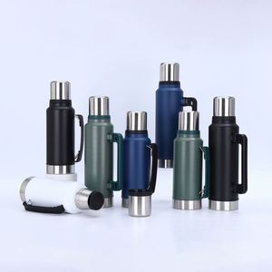 Botella de Agua de Gran Capacidad de 1L 1.4L, Termo Aislado al Vacío, Hervidor Portátil para Viajes, para Coche, Camping y Actividades al Aire Libre - Product Image 6