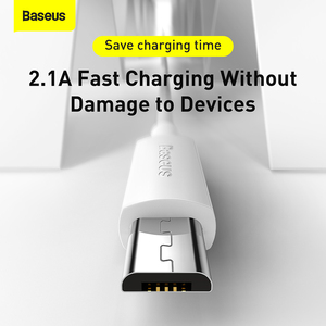 <span class=keywords><strong>Baseus</strong></span> Simple Wisdom Kit <span class=keywords><strong>USB</strong></span> a <span class=keywords><strong>Micro</strong></span> 2.1A <span class=keywords><strong>Cable</strong></span> de datos de flexibilidad ilimitada 2 PCS/Set - Product Image 3