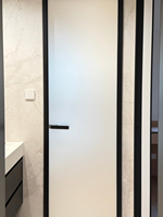 Porte de salle de bain en verre en aluminium de qualité commerciale pour hôtels et immeubles de bureaux