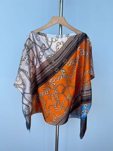 Écharpe en satin de polyester PROMISTAR, longue, rayée, imprimée, pour l'été, voyage, châle de protection solaire haut de gamme, à la mode, vente en gros pour femmes - Product Image 6