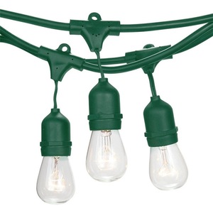 Led Light <b>Strings</b> E26 E27 Outdoor Waterproof Plastic Lamp Body 50000 Hours Lifespan For <b>Garden</b> Party Wedding Decoration - Product Image 1