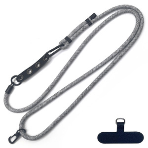 สายคล้องโทรศัพท์<span class=keywords><strong>มือ</strong></span>ถือแบบปรับได้ Lulin รุ่น Universal Crossbody ยาว 150 ซม. ทำจากวัสดุโพลีเอสเตอร์ พร้อมโลโก้สั่งทำเป็นของขวัญ  ตกแต่งด้วยชิ้นส่วนโลหะ - Product Image 1