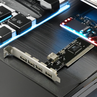 Carte contrôleur PCI USB 2.0 avec (4 + 1)Port Desktop VT6212 Chipset Cable In-Stock Computer Accessories