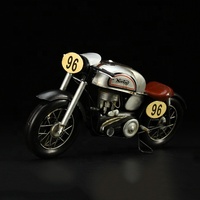Art de moto en fer, modèle européen pour l'ameublement de la maison Vintage, vente en gros, 9 pièces