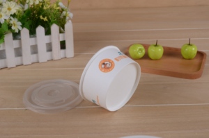 Bát Giấy Kem, Cốc Giấy Kem/Bồn Tắm Và Hộp Đựng Giấy Kem Có Thể Được Tùy Chỉnh Trong Hai Lớp - Product Image 5