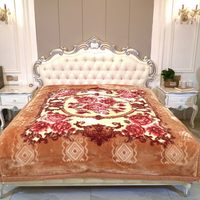 Grande demande Couverture d'hiver super douce en vison royal Lit double King Size Prix compétitif Vente en gros Couvertures en vison coréen Usage domestique