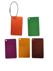 Promotional Top Quality Personalized Travel Metal Aluminium Luggage Tag