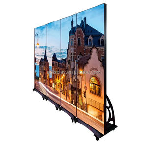 Écran LED mural intérieur/extérieur pleine couleur P3.91, mur <span class=keywords><strong>vidéo</strong></span> 500x1000mm, <span class=keywords><strong>noir</strong></span>, aluminium moulé sous pression de haute qualité, affichage LED de location - Product Image 5