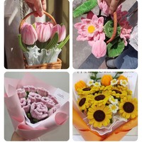 Kit de Création Bouquet de Bâtonnets Torsadés en Peluche et Fourrure Artificielle - Ensemble de Matériaux DIY Twistily Hebei Fun pour les Marchés Nocturnes - À partir de 14 ans