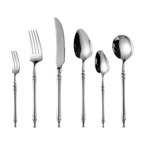Juego de Cubiertos de Acero Inoxidable 18/10 con Acabado Espejo de Alta Calidad, Apto para Lavavajillas, Juego de Cubiertos 304 para Restaurantes <span class=keywords><strong>Michelin</strong></span> - Product Image 5
