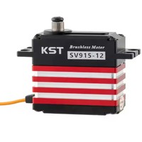 Moteur servo numérique à engrenages métalliques HV sans balais KST SV915-12 30Kgf.cm 0.07sec pour hélicoptères RC de classe 550-700