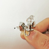 Maison de poupée Miniature à Double tête, lampe de Table murale à échelle 1/12