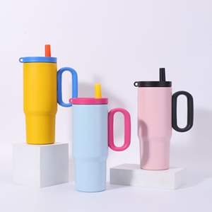 Nouvelle Tasse Thermos Isotherme en Acier Inoxydable 316, Design Tendance et Élégant, Poignée Ice <span class=keywords><strong>Boss</strong></span>, Minimalisme Moderne pour l'Extérieur - Product Image 2