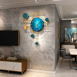 Wholesale Popular Creative Nordic Iron Marble Cheap 3d Home Art Decoration <strong>Wall</strong> <strong>Clock</strong> for Living Room - Product Image 6