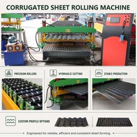 Máquina perfiladora de tejas modelo Hebei Liming, máquina perfiladora de láminas de hierro corrugado de doble capa para techos