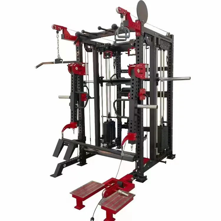 Yiran - Equipamento de ginástica doméstica e comercial para fitness, máquina multifuncional Smith YR-S4