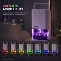 Déshumidificateur ultra silencieux 1,4 L pour salle de bain et chambre, anti-moisissures, extracteur d'humidité portable Peltier avec sécheur d'air à réservoir LED