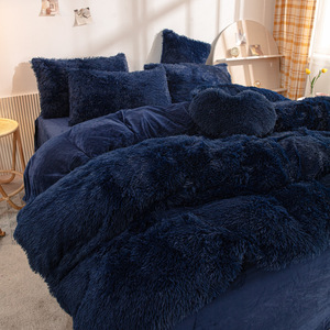 Housse de couette <span class=keywords><strong>rose</strong></span> Tie Dye <span class=keywords><strong>en</strong></span> peluche Fourrure Tie Dye <span class=keywords><strong>Rose</strong></span> Twin Ensemble de literie 4 pièces Ensemble de lit flou Ensemble de lit moelleux Fermeture à glissière - Product Image 3
