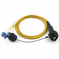 Câble de raccordement hermaphrodite en fibre optique blindée HMA à 2/4/6/8 cœurs, connecteur à faisceau étendu, en bobine, tactique de terrain 5G