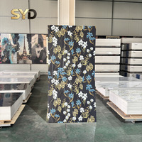 Panneau mural en PVC marbré 1220*2440*3mm / Feuille de PVC marbré avec revêtement UV